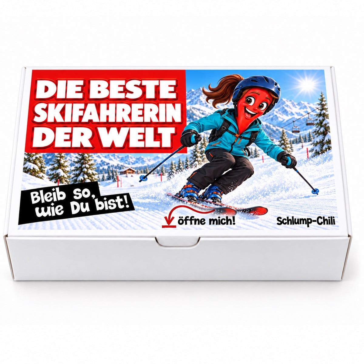Die schärfste Skifahrerin der Welt - Ein witziges Geschenk!