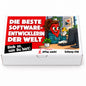 Die beste Softwareentwicklerin der Welt – Geschenkschachtel frontal
