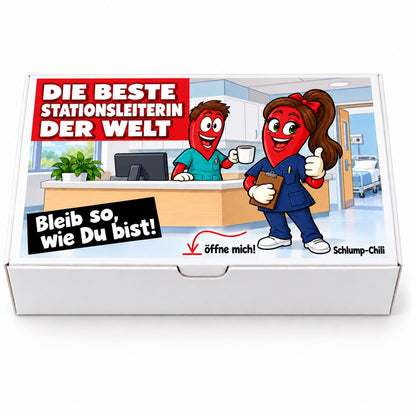 Die beste Stationsleiterin der Welt – Vorderansicht