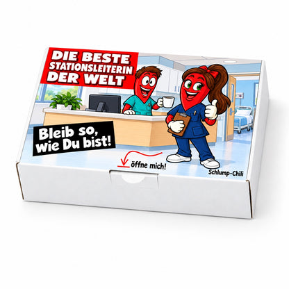 Die beste Stationsleiterin der Welt – Schrägansicht