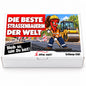 Die beste Straßenbauerin der Welt – Geschenkbox Vorderansicht