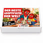 Der beste Adoptivvater der Welt – Geschenkbox Vorderansicht