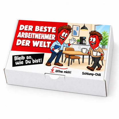 Der beste Arbeitnehmer der Welt – Schrägansicht
