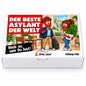 Der beste Asylant der Welt – Geschenkbox Vorderansicht