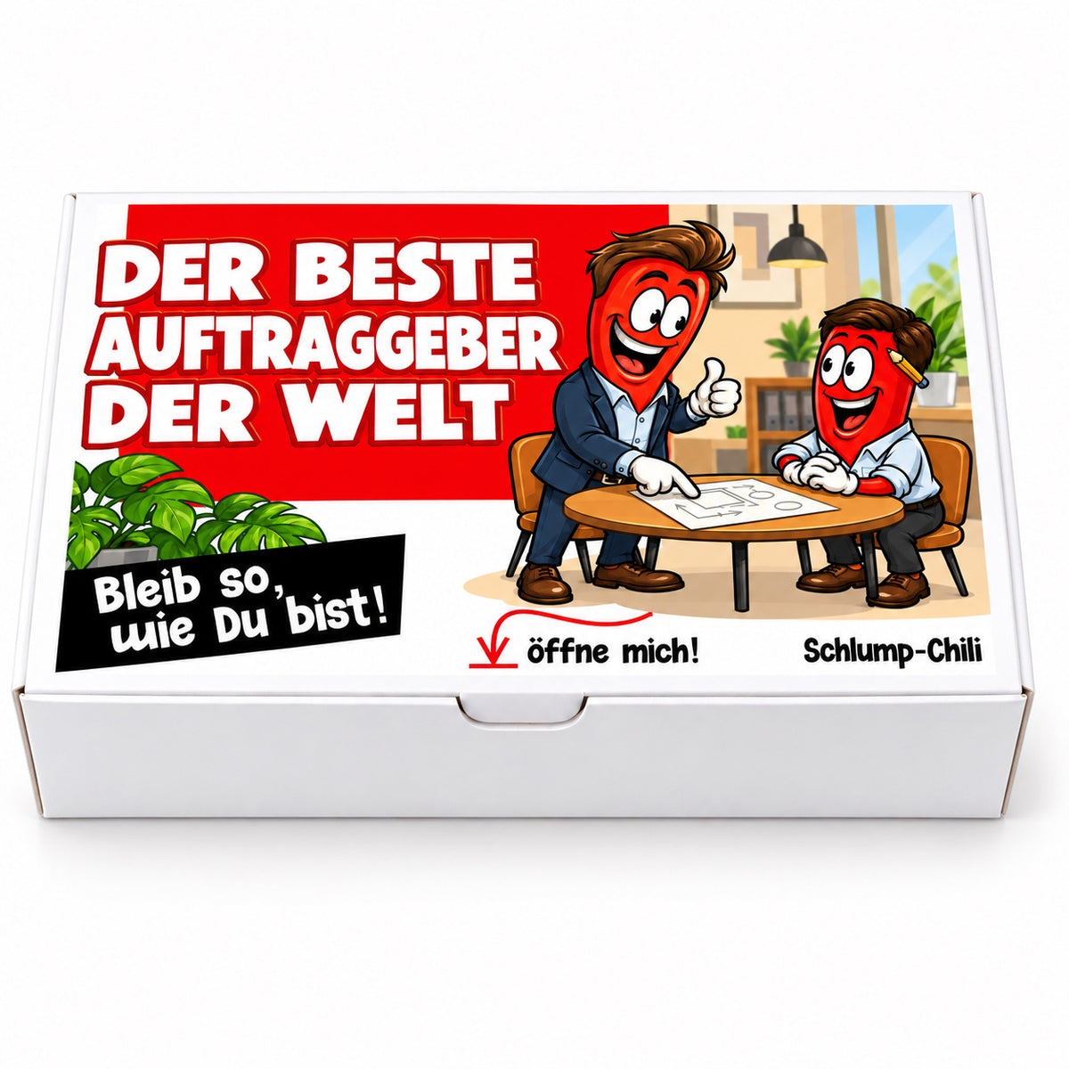 Der beste Auftraggeber der Welt – Vorderansicht