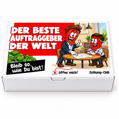 Der beste Auftraggeber der Welt – Vorderansicht