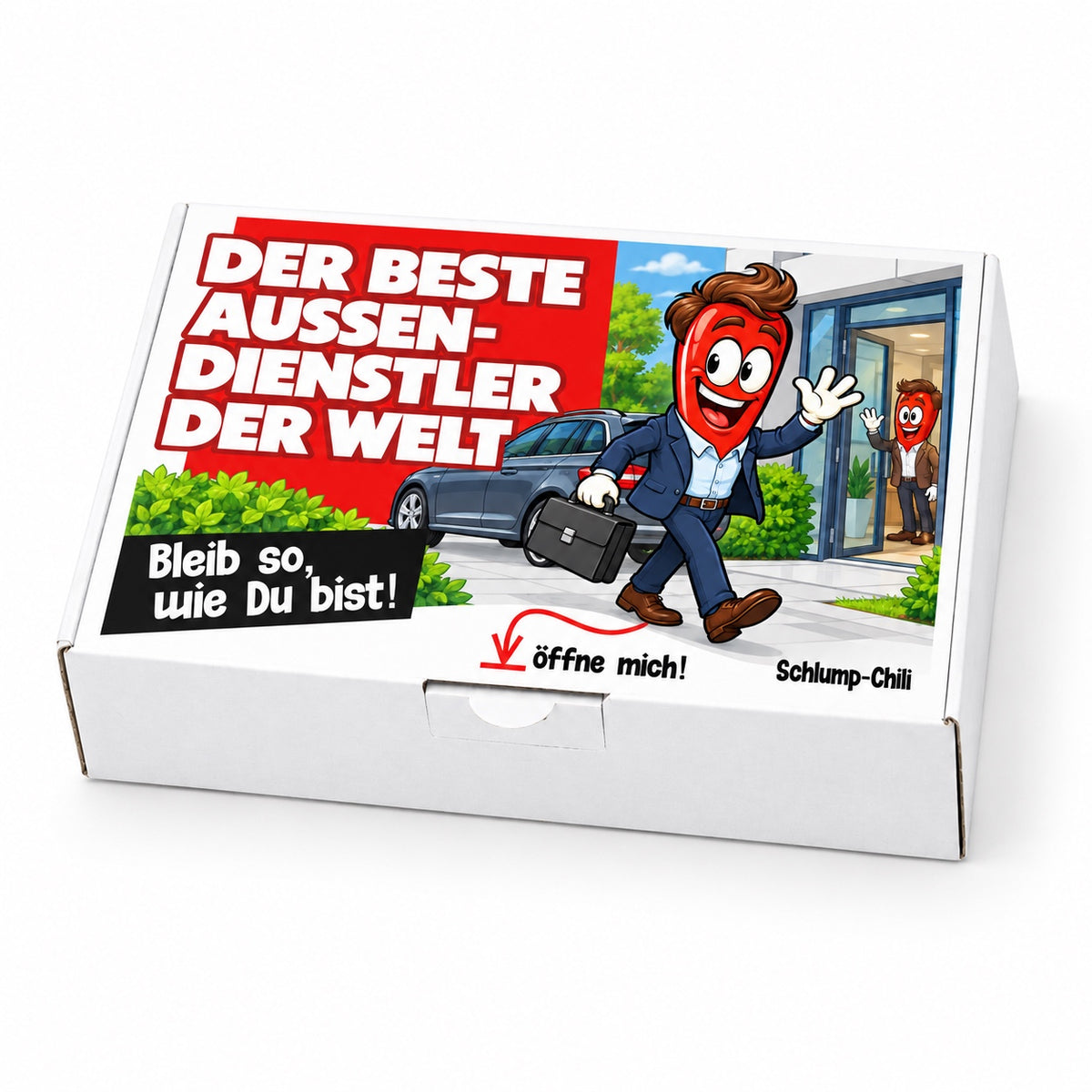 Der beste Außendienstler der Welt – Geschenkschachtel schräg