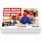 Der beste Babysitter der Welt – Geschenkbox Vorderansicht