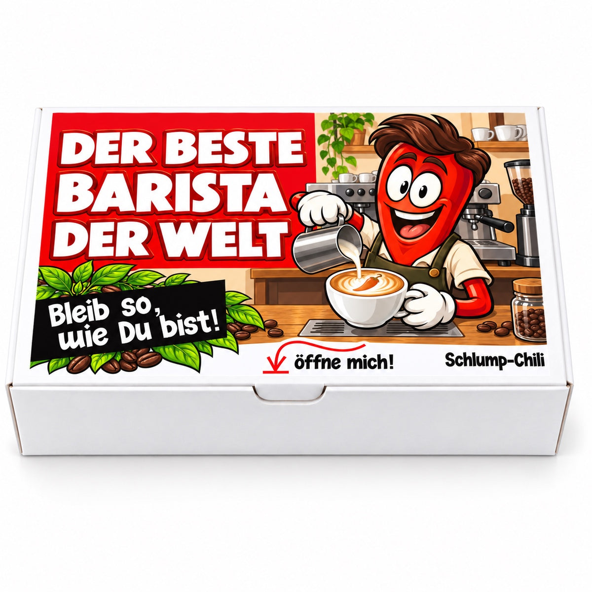 Der beste Barista der Welt – Vorderansicht