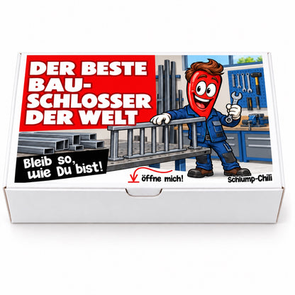 Der beste Bauschlosser der Welt – Vorderansicht