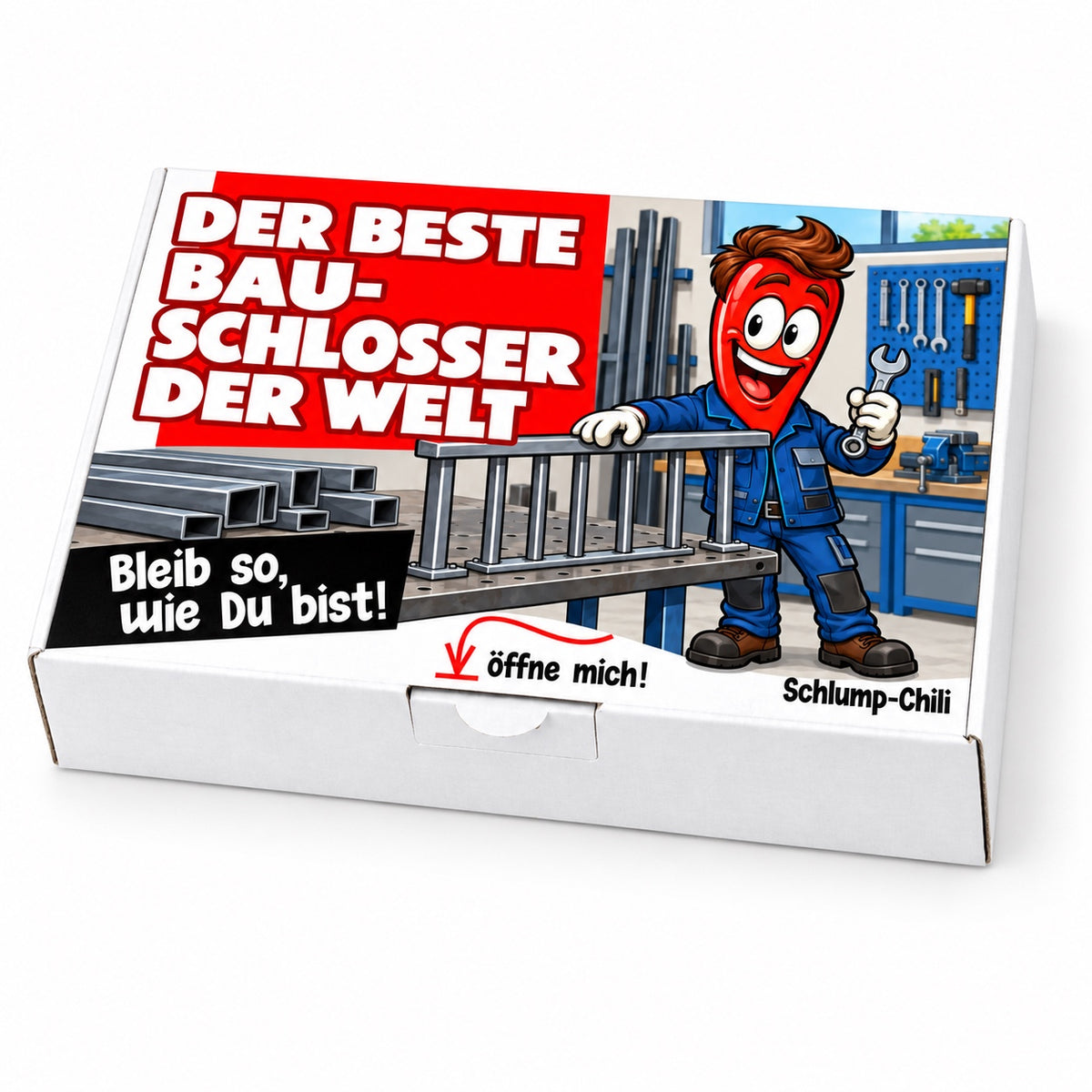 Der beste Bauschlosser der Welt – Schrägansicht