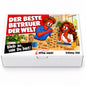 Der beste Betreuer der Welt – Geschenkbox Vorderansicht