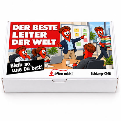 Der beste Leiter der Welt – Büroleiter – Frontansicht