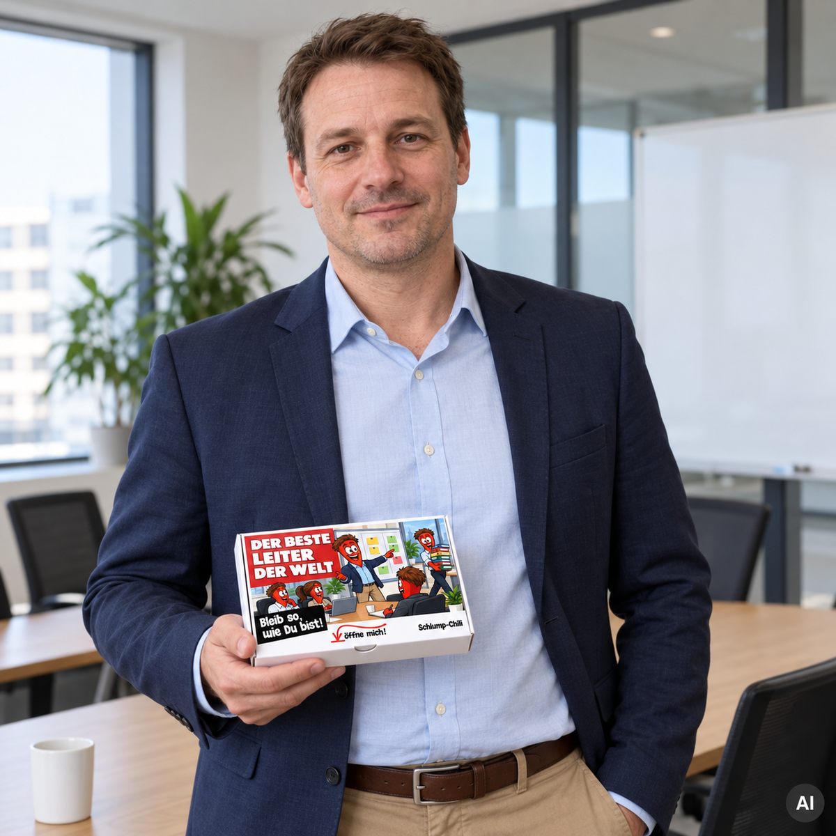 Der beste Leiter der Welt – Büroleiter – Lifestylebild