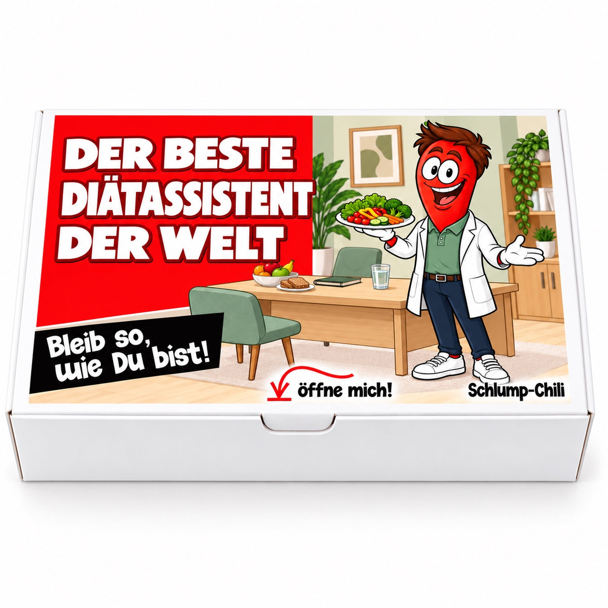 Der beste Diätassistent der Welt – Geschenkschachtel frontal