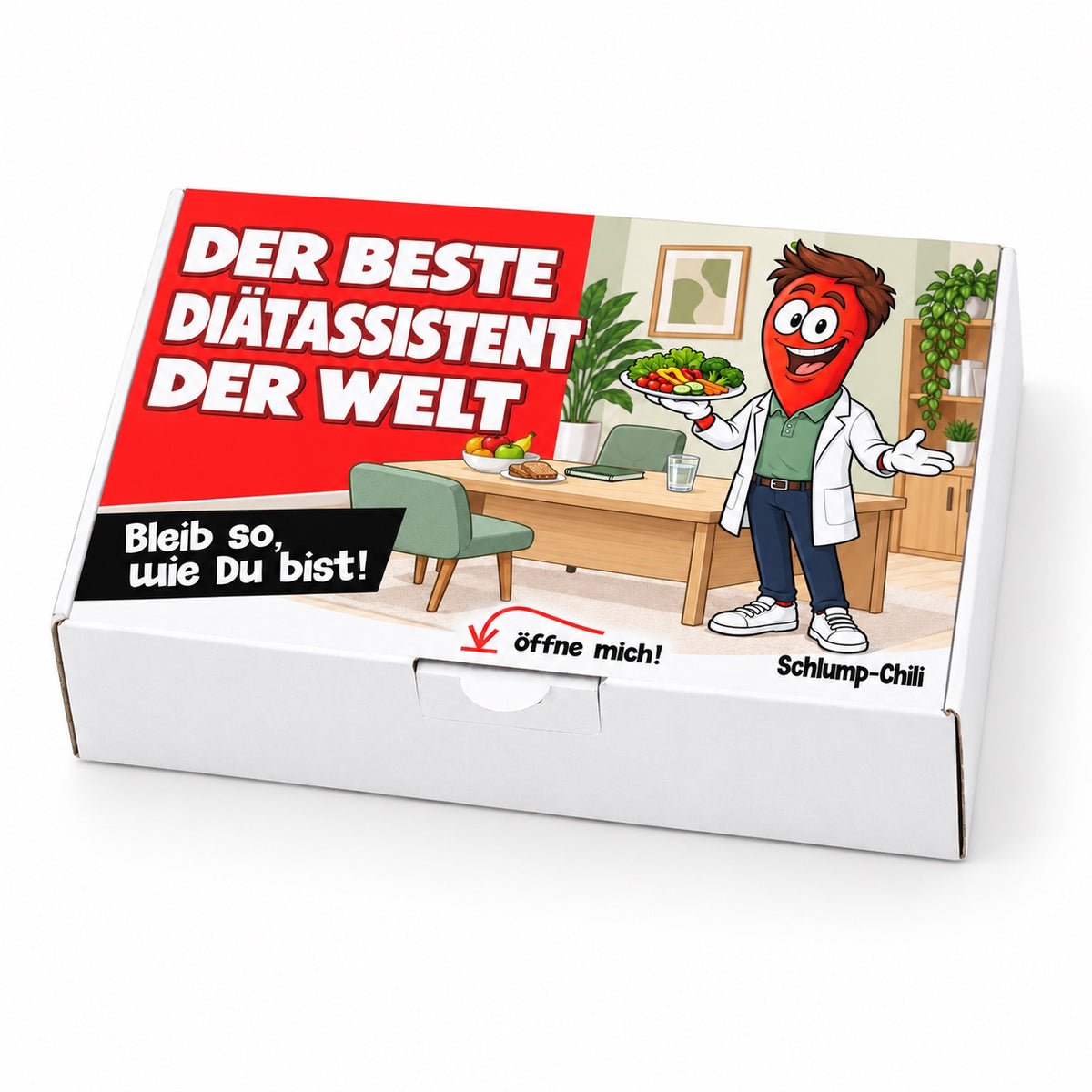 Der beste Diätassistent der Welt – Geschenkschachtel schräg