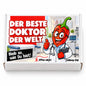 Der beste Doktor der Welt – weiße Geschenkbox, Vorderansicht