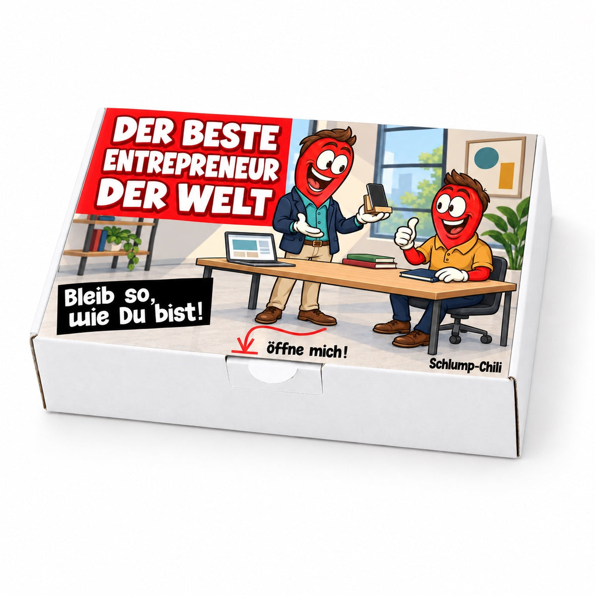 Der beste Entrepreneur der Welt – Schrägansicht