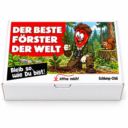 Der beste Förster der Welt – Geschenkbox Vorderansicht