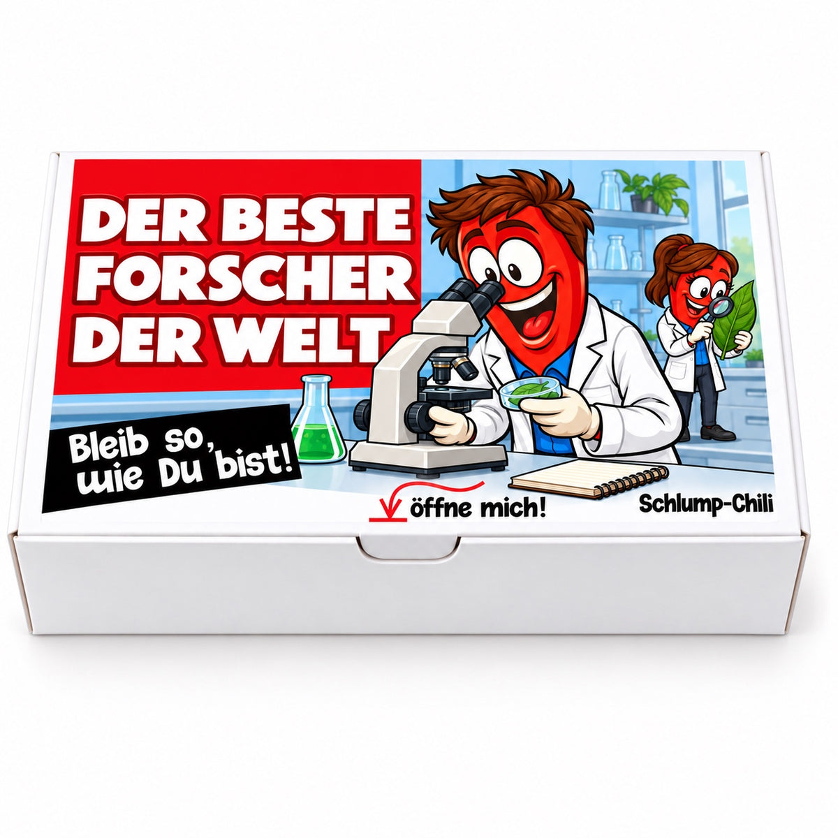 Der beste Forscher der Welt – Geschenkschachtel frontal