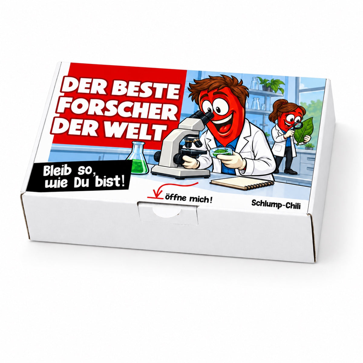 Der beste Forscher der Welt – Geschenkschachtel schräg