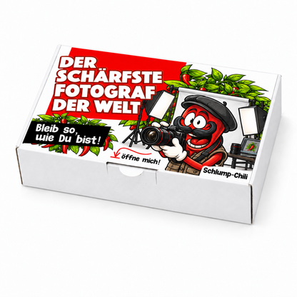 Der schärfste Fotograf der Welt - Ein witziges Geschenk!