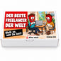 Der beste Freelancer der Welt – Vorderansicht