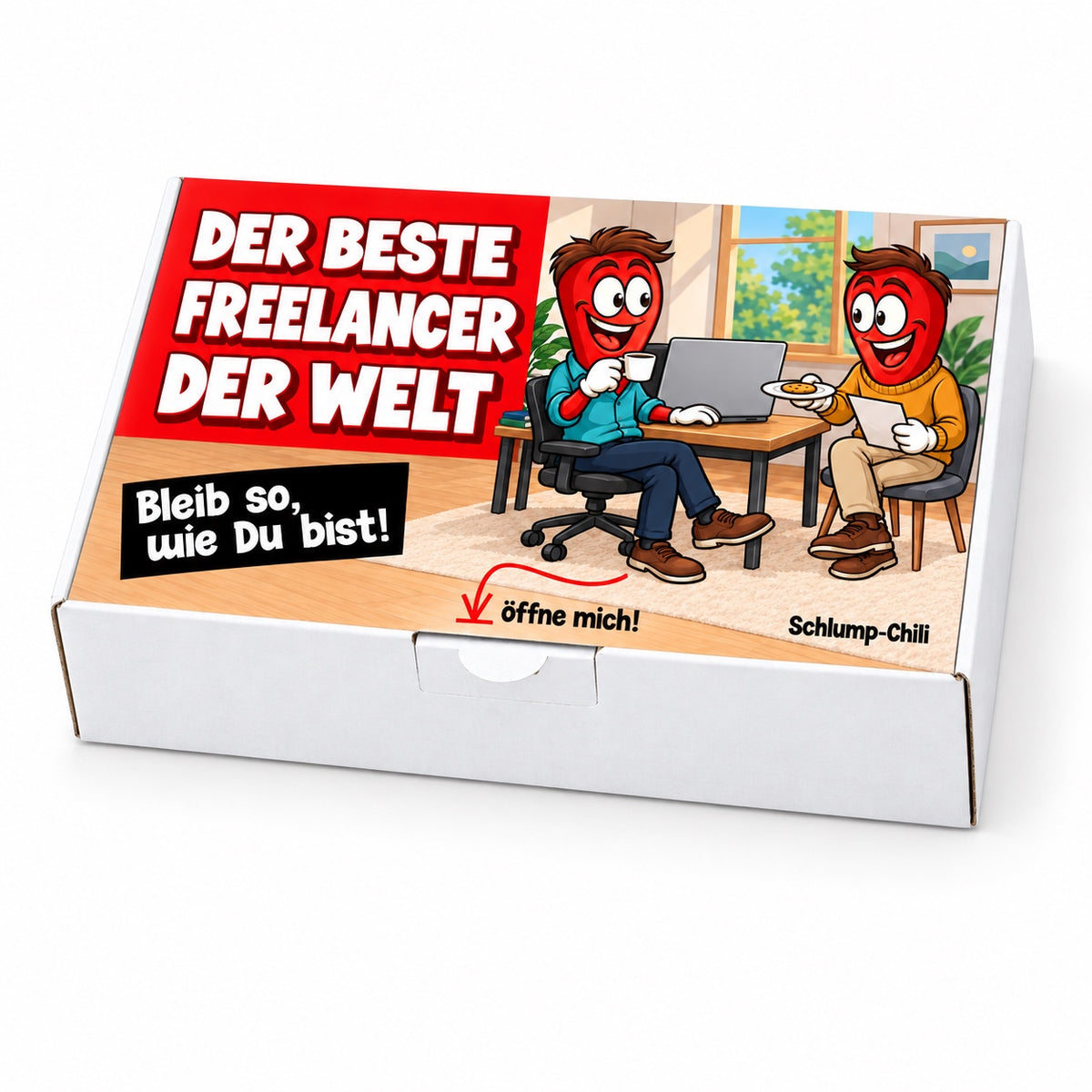 Der beste Freelancer der Welt – Schrägansicht