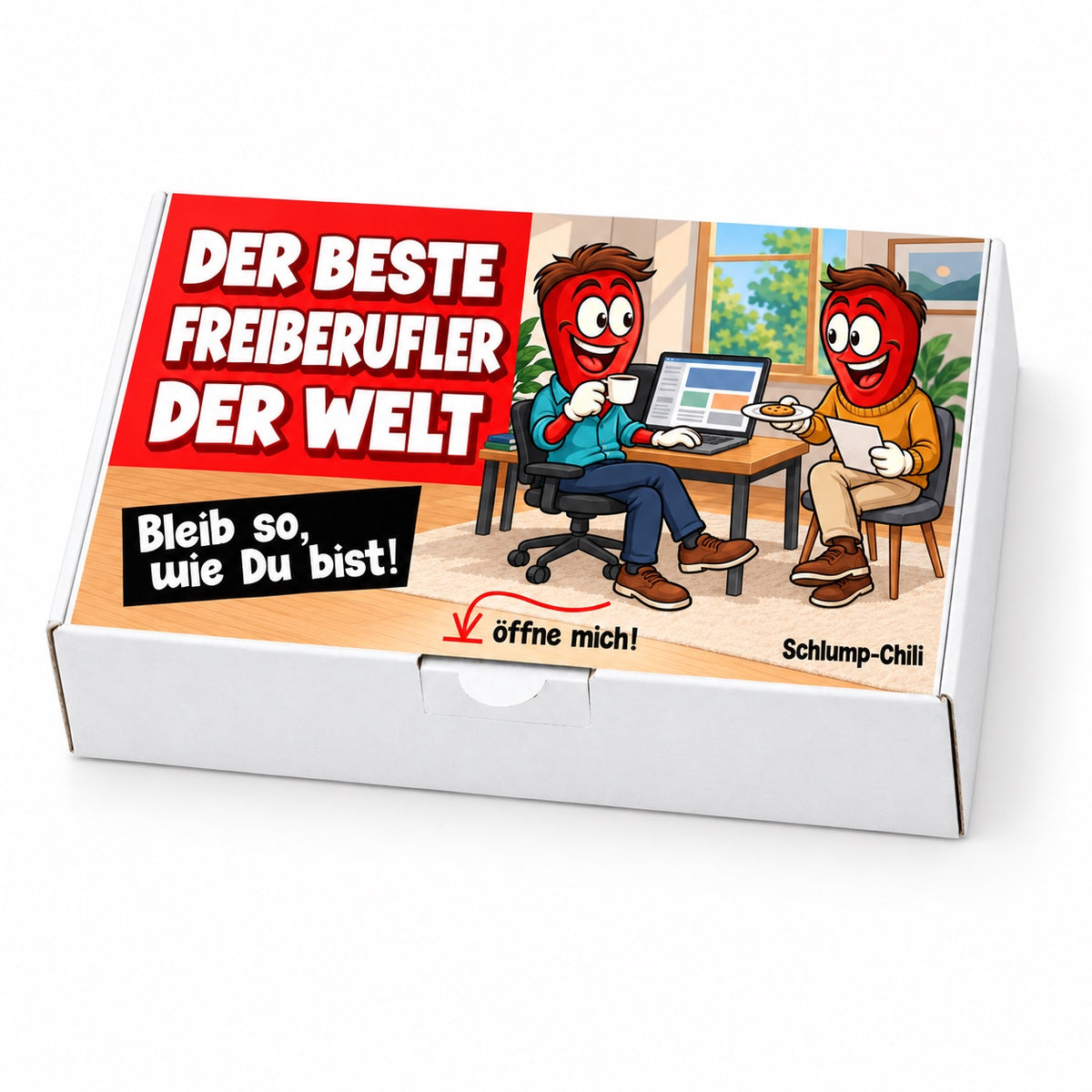 Der beste Freiberufler der Welt – Schrägansicht