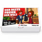 Der beste Freier der Welt – Geschenkbox Vorderansicht
