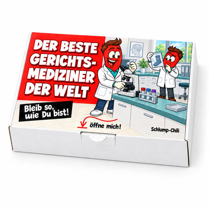 Der beste Gerichtsmediziner der Welt – Schrägansicht