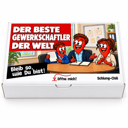Der beste Gewerkschaftler der Welt – Geschenkbox Vorderansicht