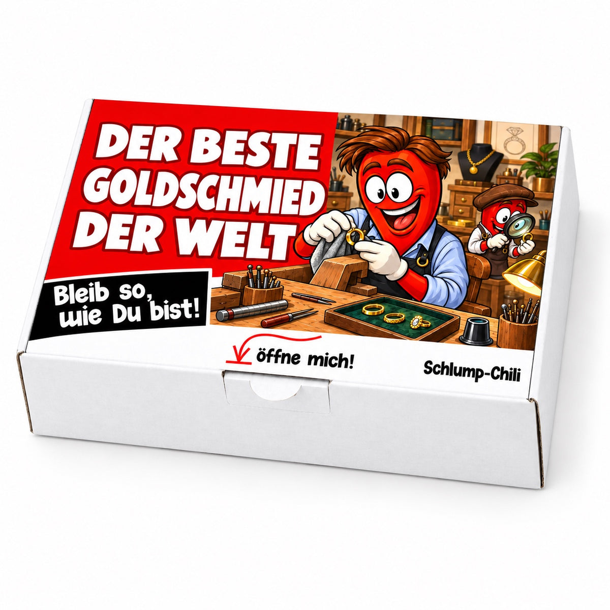 Der beste Goldschmied der Welt – Geschenkschachtel schräg