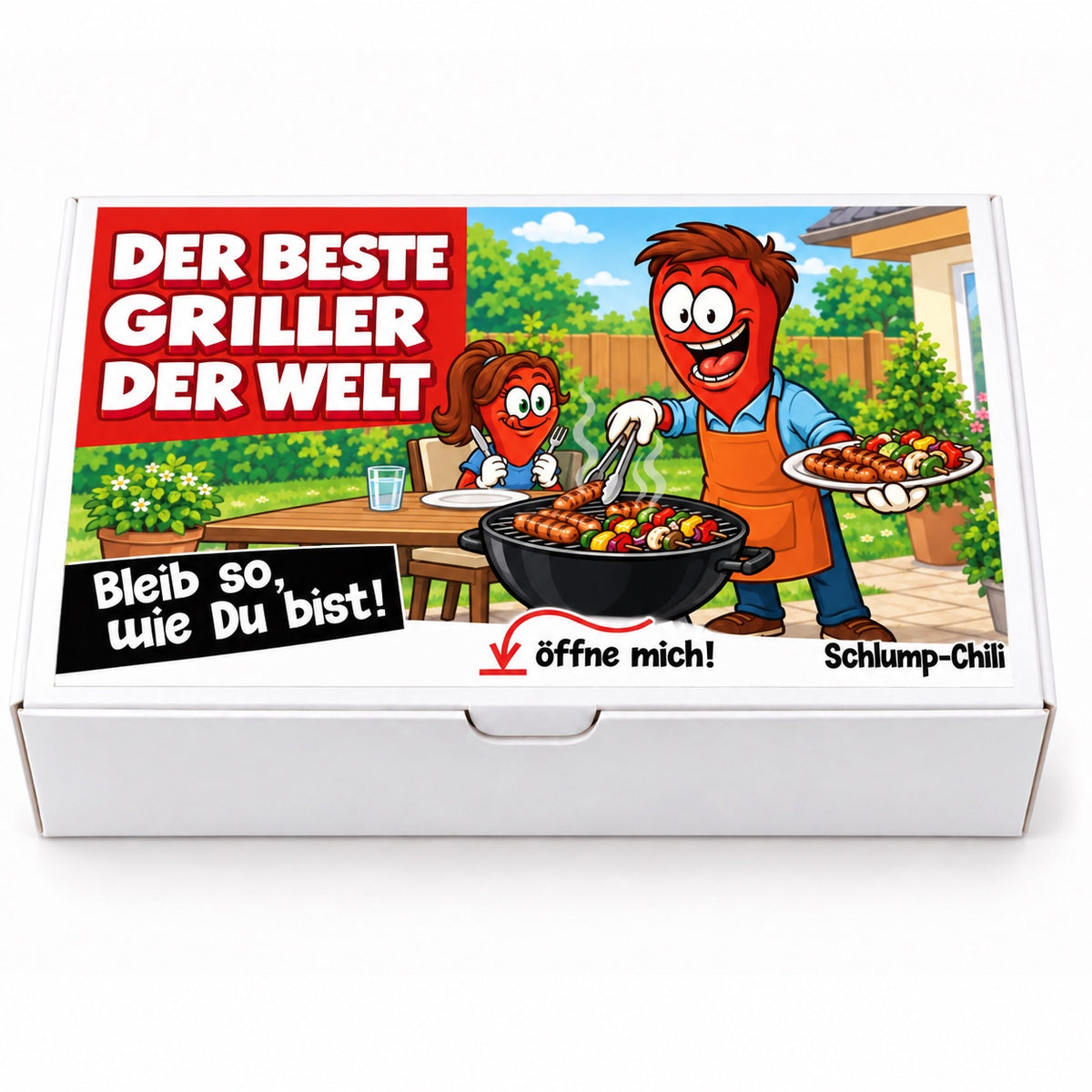 Der beste Griller der Welt – Geschenkschachtel frontal