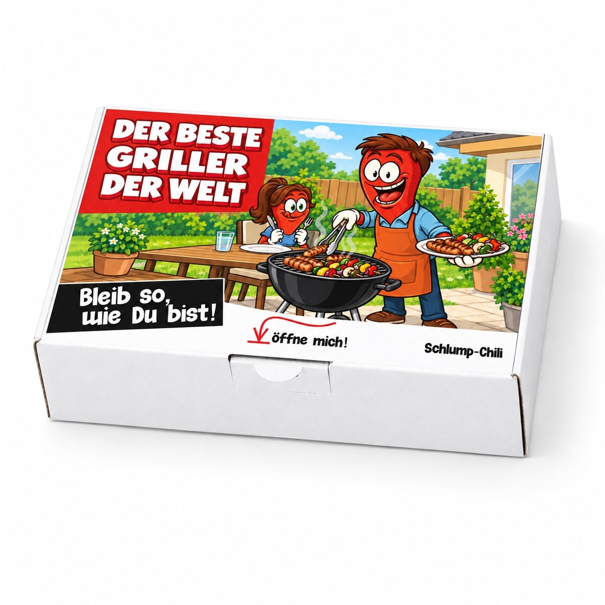 Der beste Griller der Welt – Geschenkschachtel schräg