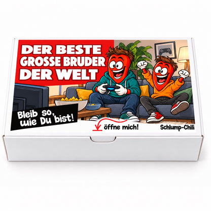 Der beste große Bruder der Welt – Geschenkschachtel frontal
