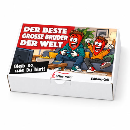 Der beste große Bruder der Welt – Geschenkschachtel schräg