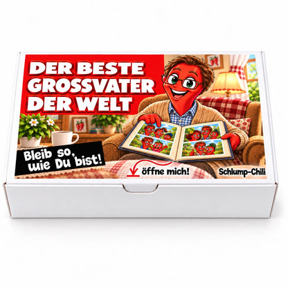Der beste Großvater der Welt – Geschenkschachtel frontal