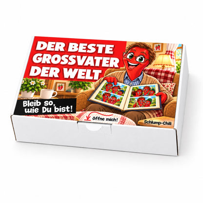Der beste Großvater der Welt – Geschenkschachtel schräg