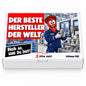 Der beste Hersteller der Welt – Geschenkbox Vorderansicht