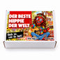 Der beste Hippie der Welt – weiße Geschenkbox, Vorderansicht