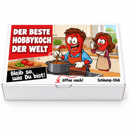 Der beste Hobbykoch der Welt – Geschenkschachtel frontal