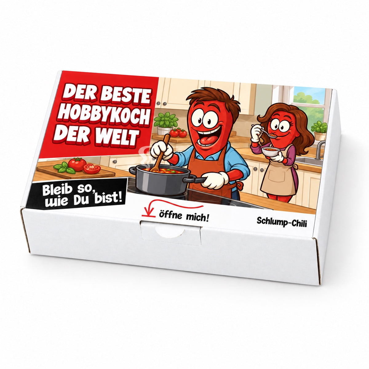 Der beste Hobbykoch der Welt – Geschenkschachtel schräg