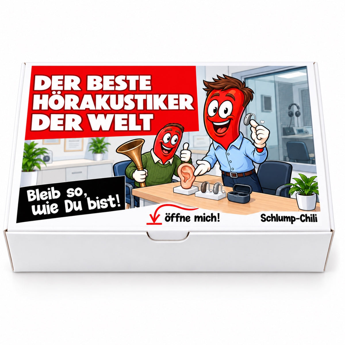 Der beste Hörakustiker der Welt – Schachtel frontal
