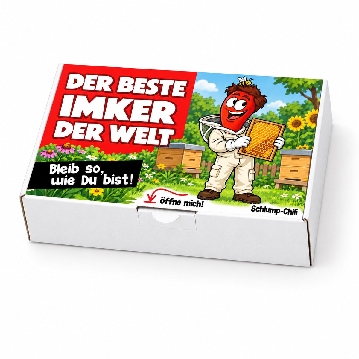 Der beste Imker der Welt – Geschenkschachtel schräg