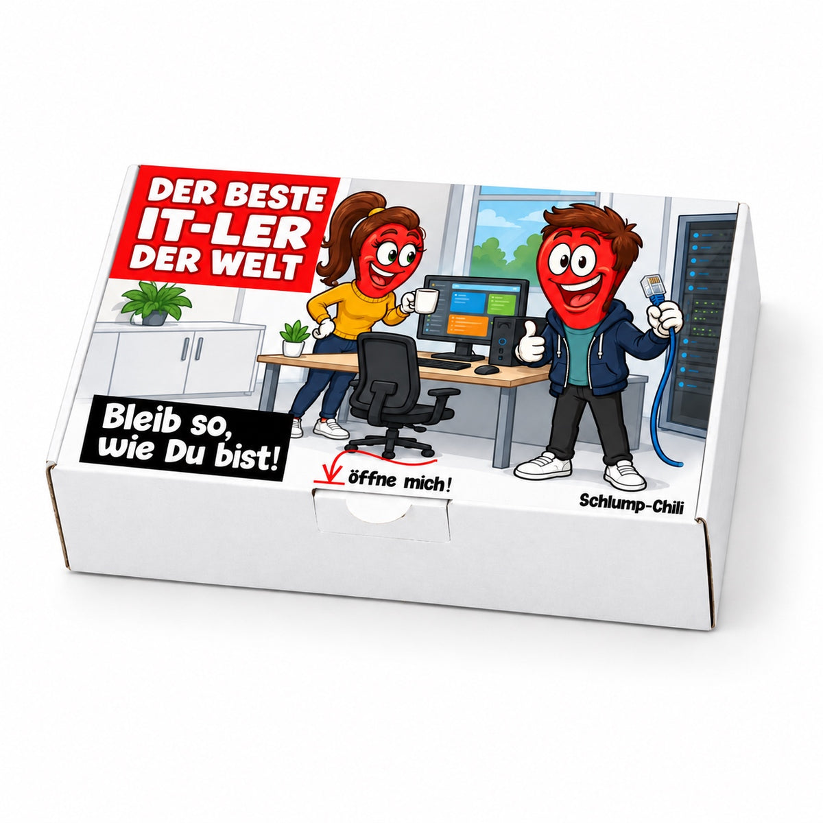 Der beste IT-ler der Welt – Schrägansicht