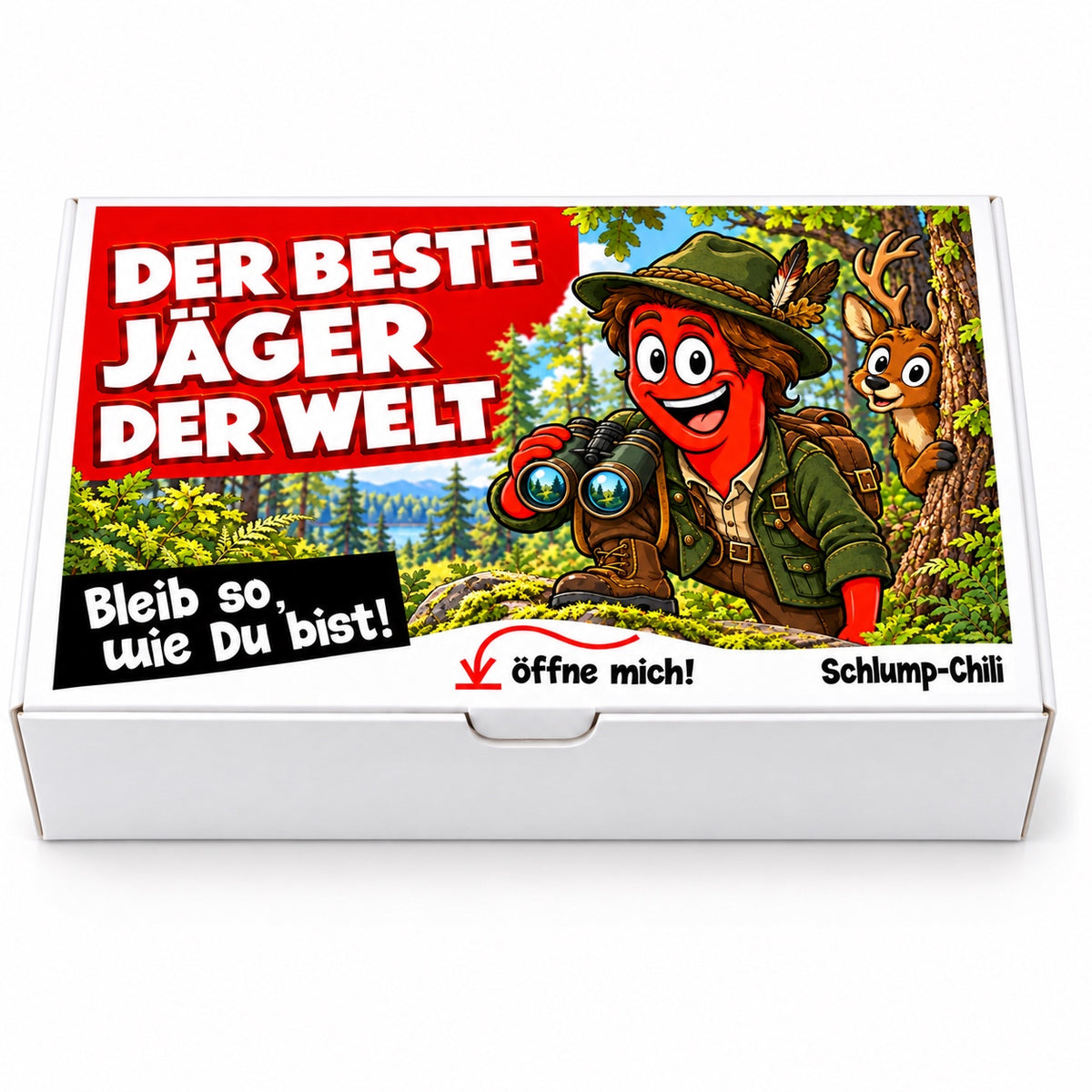 Der beste Jäger der Welt – Geschenkbox Vorderansicht
