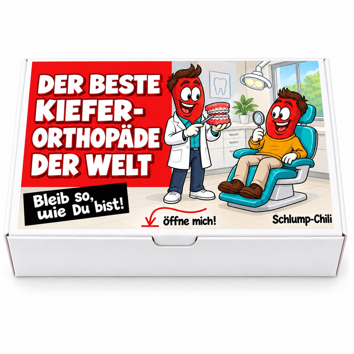 Der beste Kieferorthopäde der Welt – Vorderansicht