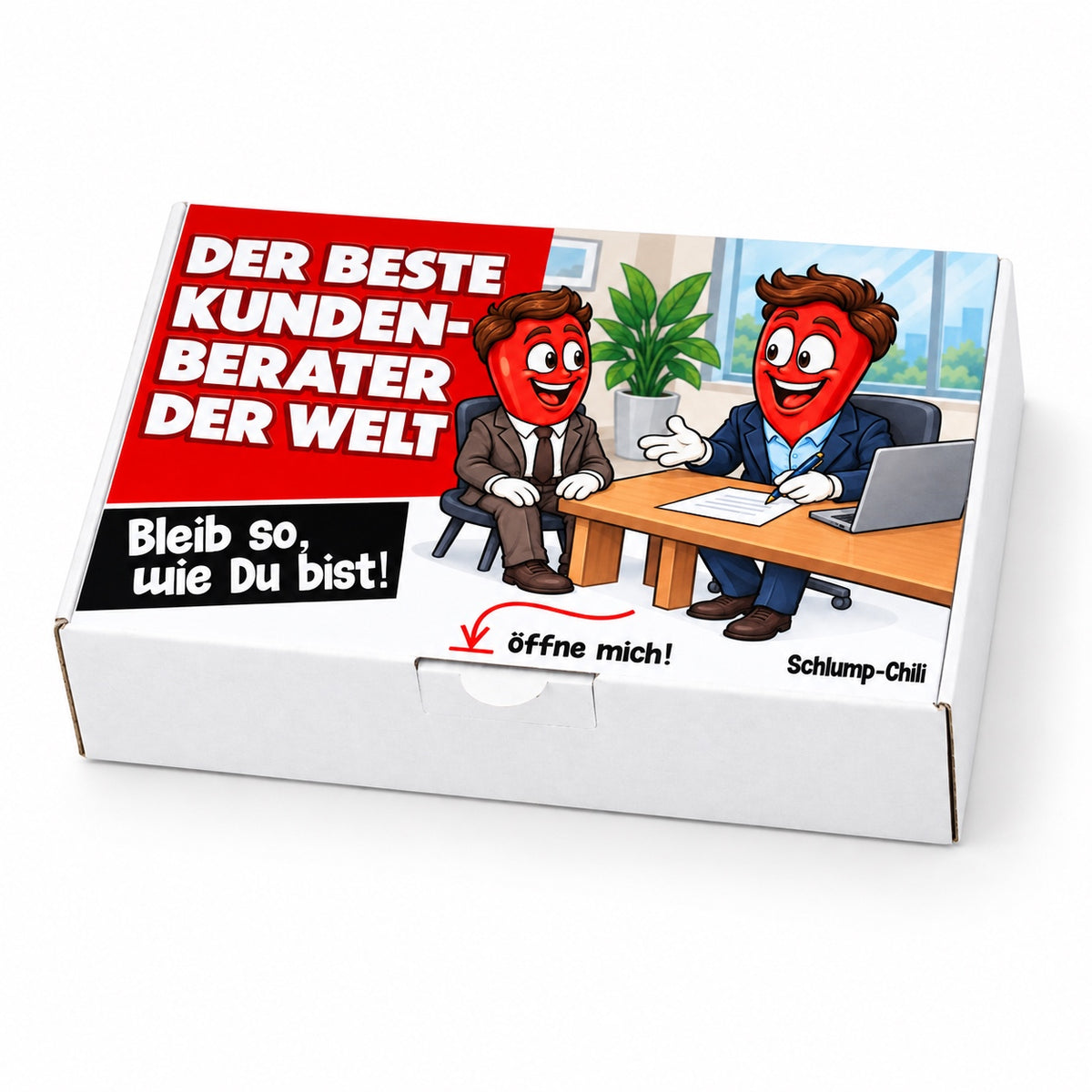 Der beste Kundenberater der Welt – Geschenkschachtel schräg