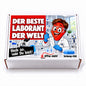 Der beste Laborant der Welt – weiße Geschenkbox, Vorderansicht